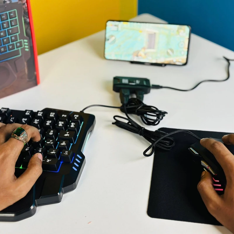 GearUP K190 Mobile Gaming RGB Keyboard & Mouse Combo