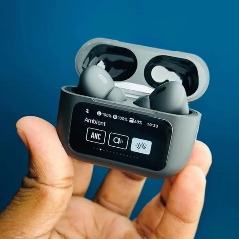 A9 Pro ANC Touch Screen Display Earbuds