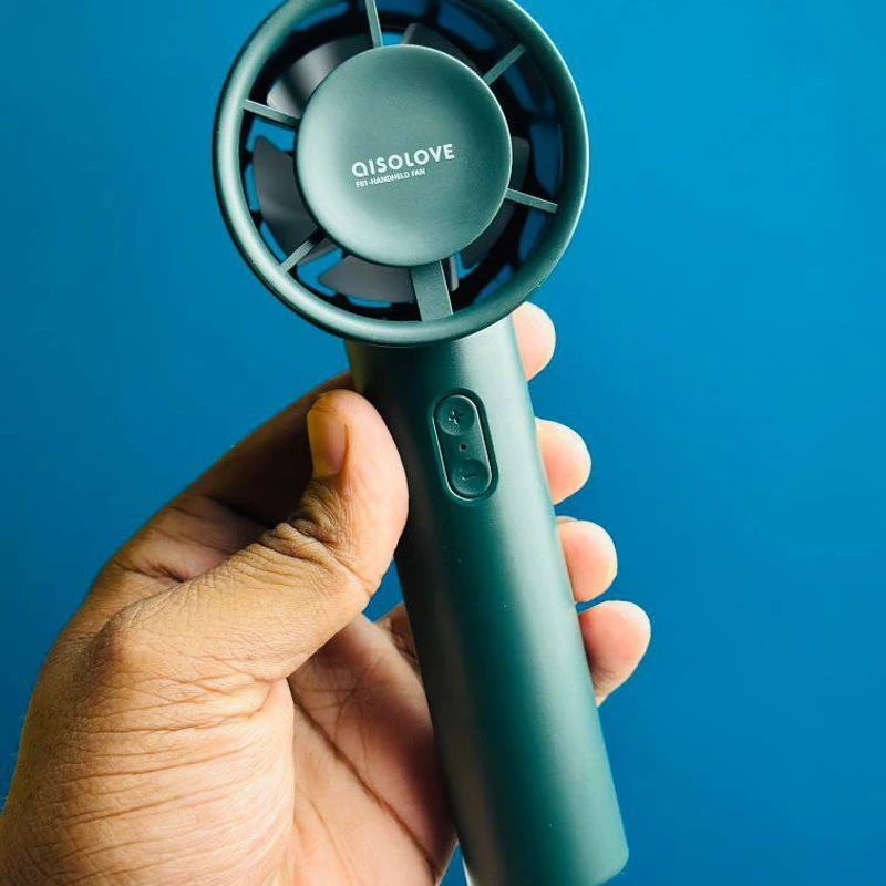 Xiaomi AISOLOVE F01 Handheld Turbo Fan (2000mAh Battery) – Green Color