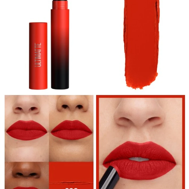Color Sensational® Ultimatte Slim Lipstick Makeup-more scarlet