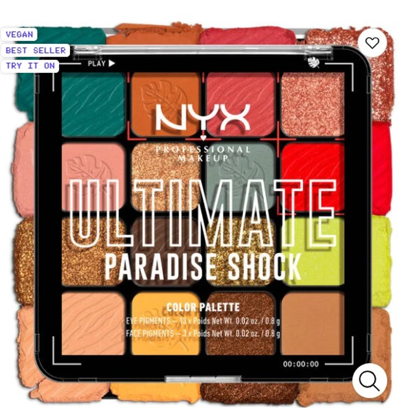 ULTIMATE SHADOW PALETTE-PARADISE SHOCK