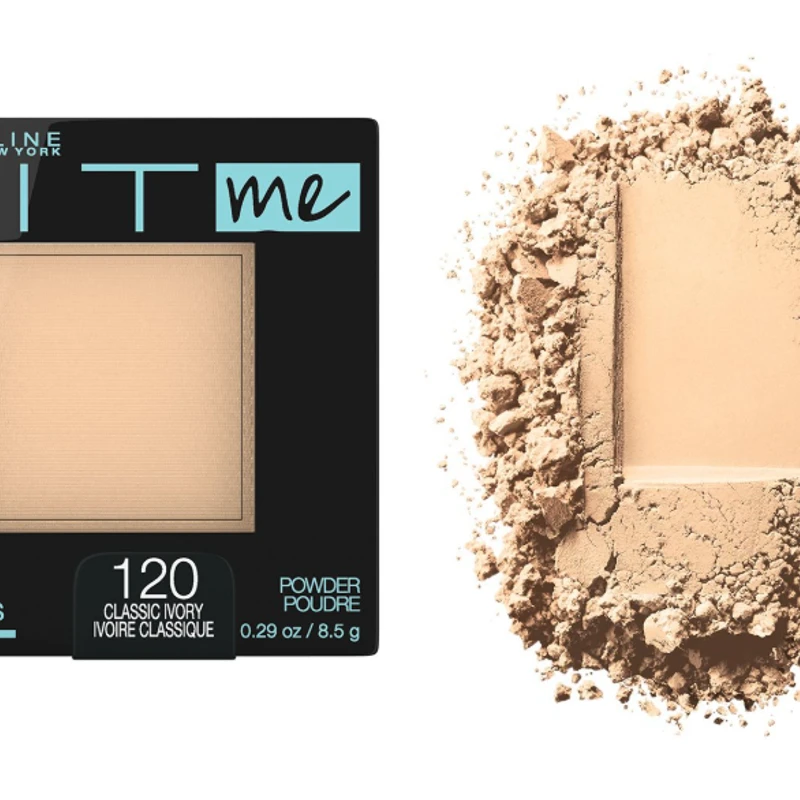 MAYBELLINE FIT ME POWDER-120-classic ivory