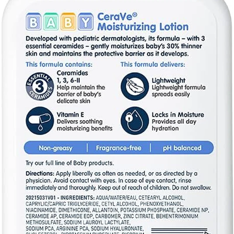 CERAVE BABY MOISTURIZING LOTION - Image 4