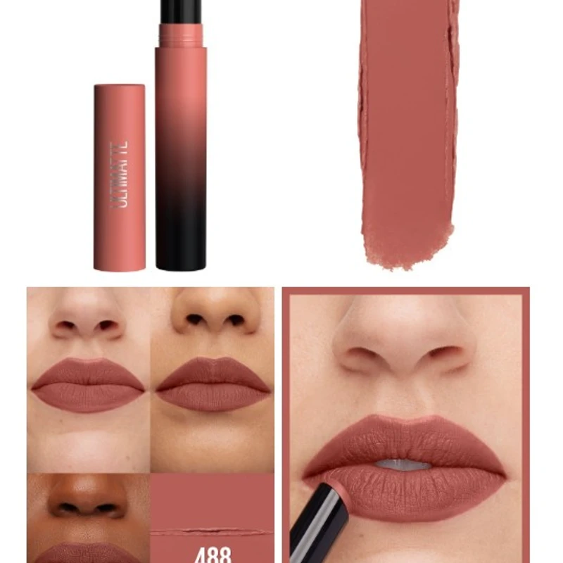 Color Sensational® Ultimatte Slim Lipstick Makeup-more buff