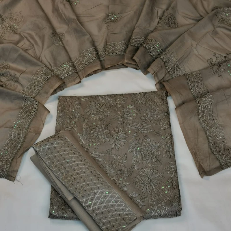 Pure Cotton Unstitched Print Three Piece for Women