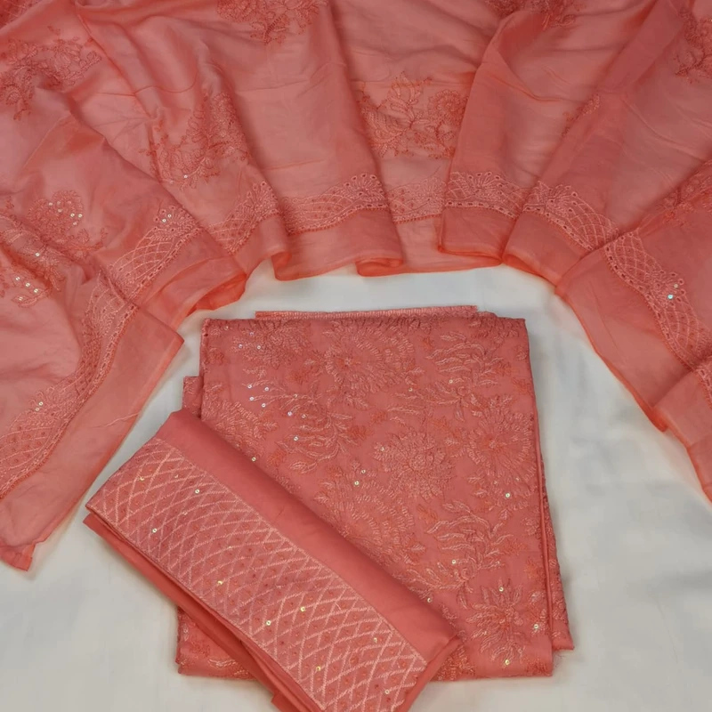 Pure Cotton Unstitched Print Three Piece for Women