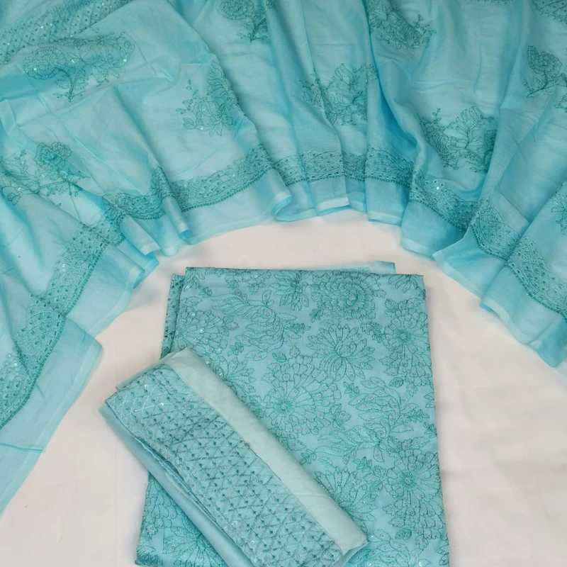 Pure Cotton Unstitched Print Three Piece for Women