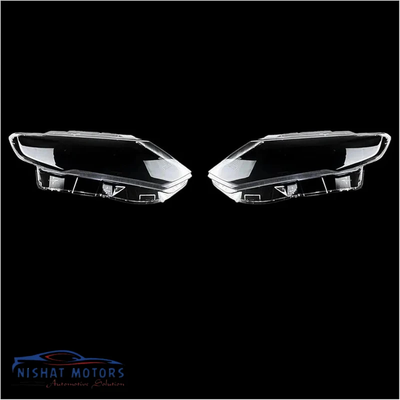 Headlight lens covers for Nissan X-Trail (2017-2020).