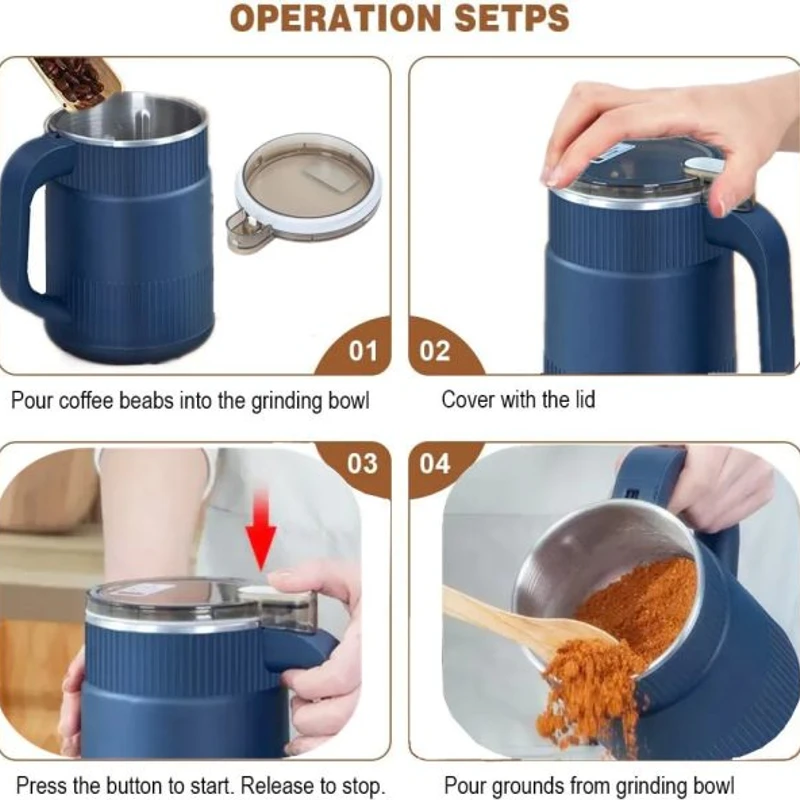 Coffee Grinder Food Processor - Image 8