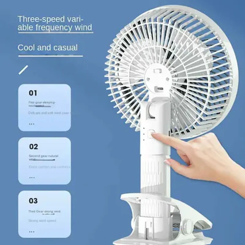 NEW CLIP FAN CIRCULATION CLAMP FAN