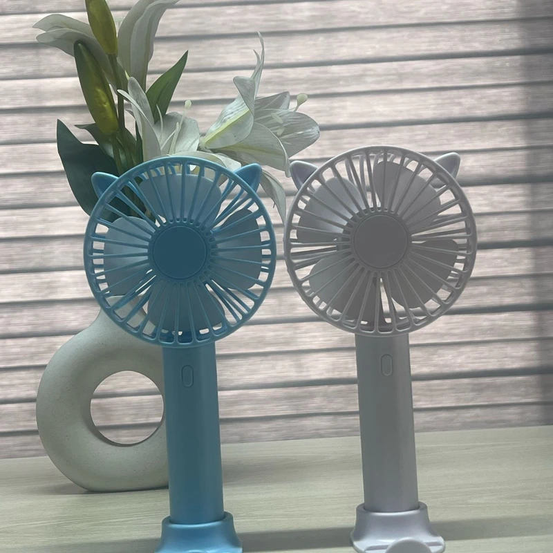 Rechargeable Lithium Battery Portable Double  Mini Hand Fan