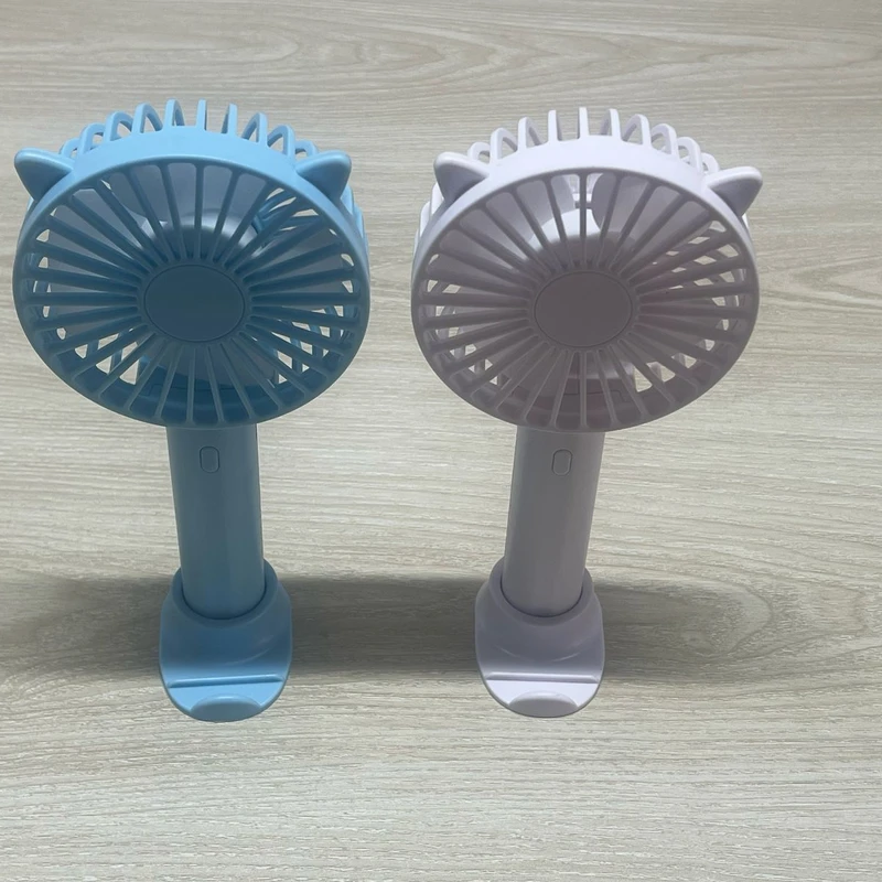 Rechargeable Lithium Battery Portable Double  Mini Hand Fan - Image 4