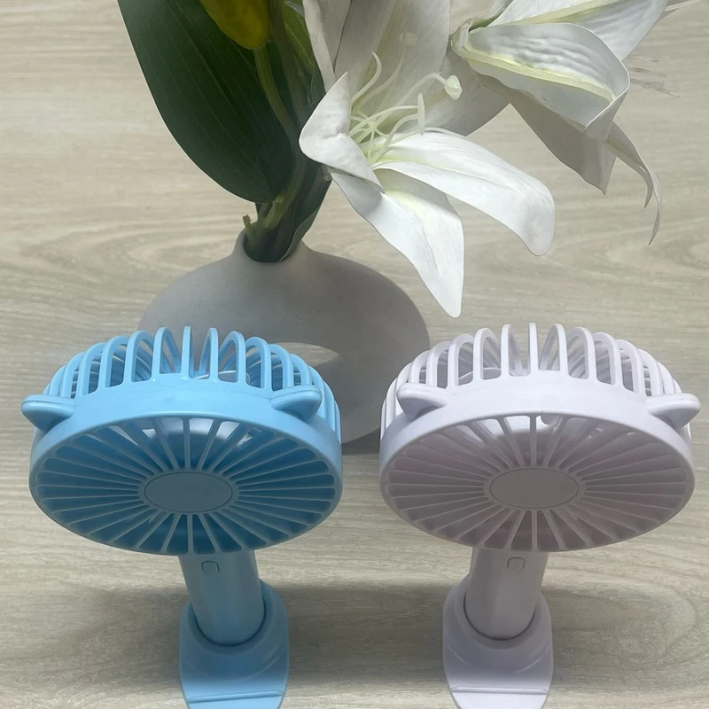 Rechargeable Lithium Battery Portable Double  Mini Hand Fan - Image 5