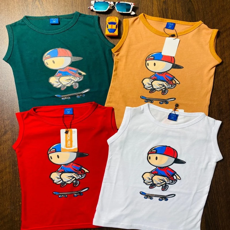 Boy's Sleeveless (Combo 4Pieces)