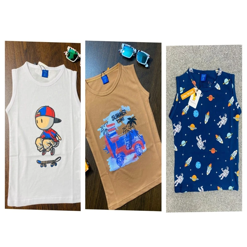 Sleeveless T-Shirt (Combo 3 Pieces)