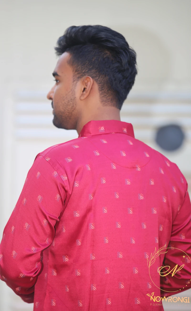 Digital Print / Jacket Print Regular Punjabi - Image 3