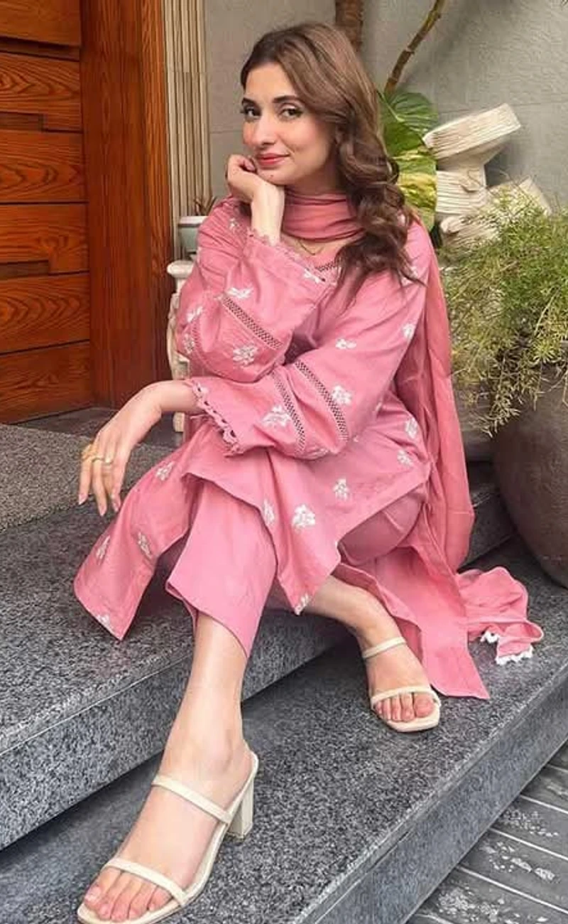 2PCS URGE DHANAK EMBROIDERED