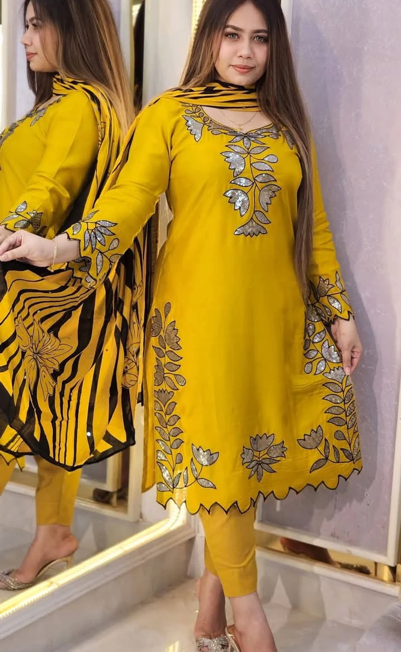 TRENDING BUTTERFLY KOTTON 3PIECE