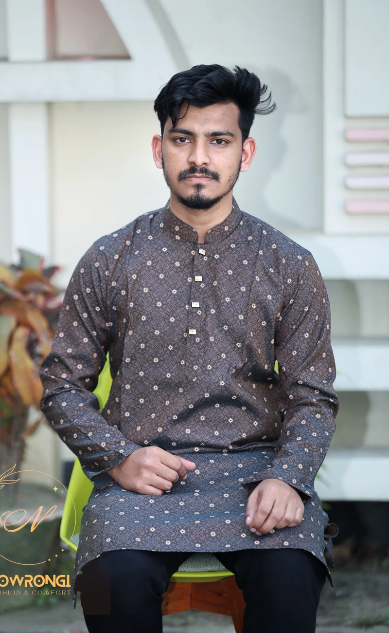 Digital Print / Jacket Print Regular Punjabi