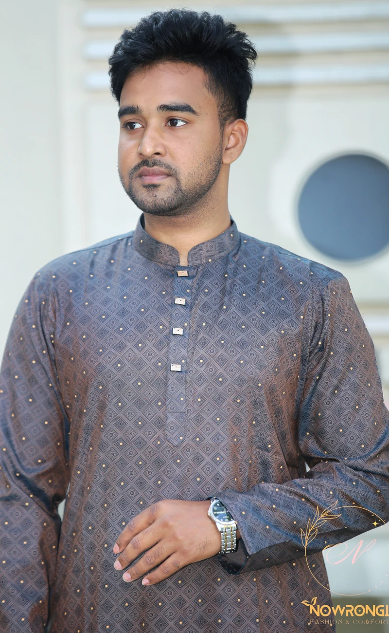 Digital Print / Jacket Print Regular Punjabi