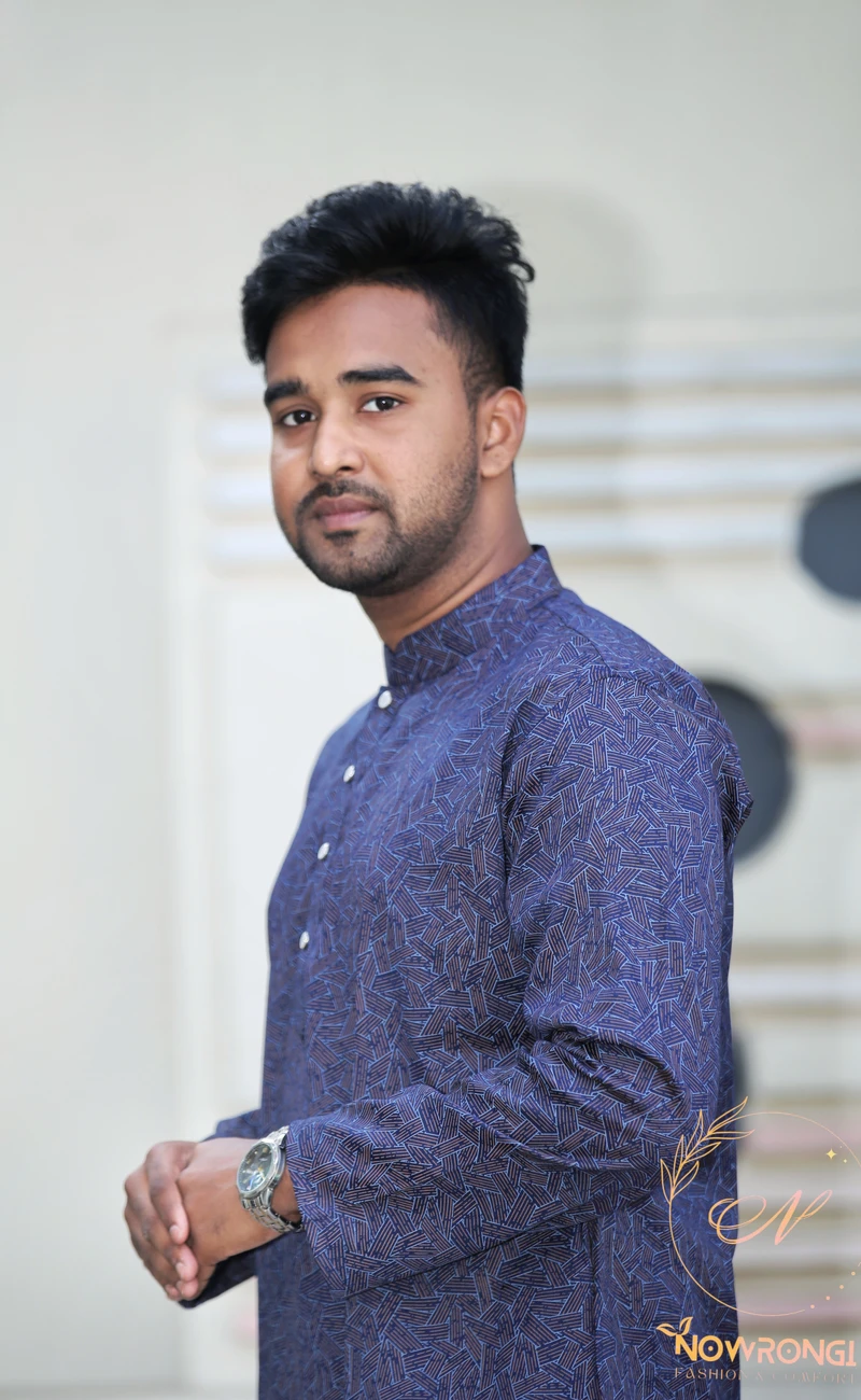 Digital Print / Jacket Print Regular Punjabi - Image 3