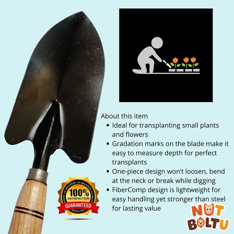 Gardening Tools Set - 2 pcs (Hoe & Trowel) - Image 3