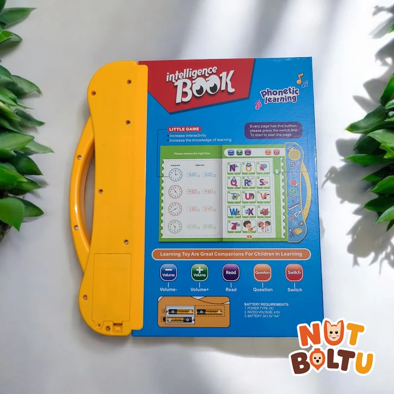 Intelligence Book - Phonetic Learning Study Book for Kids