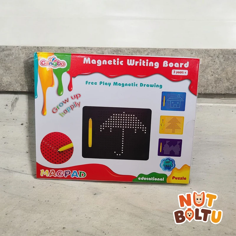 Magnetic Writing Board (MagPad) - Free Play Magnetic Drawing Toy for Kids - Image 3