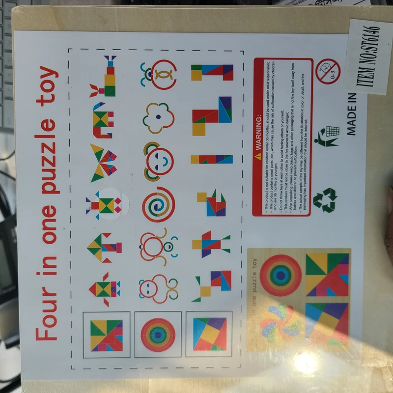 Four in One Puzzle Toy for Kids Activity