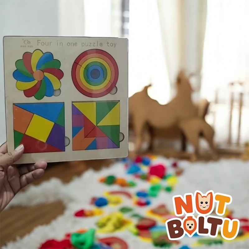 Four in One Puzzle Toy for Kids Activity