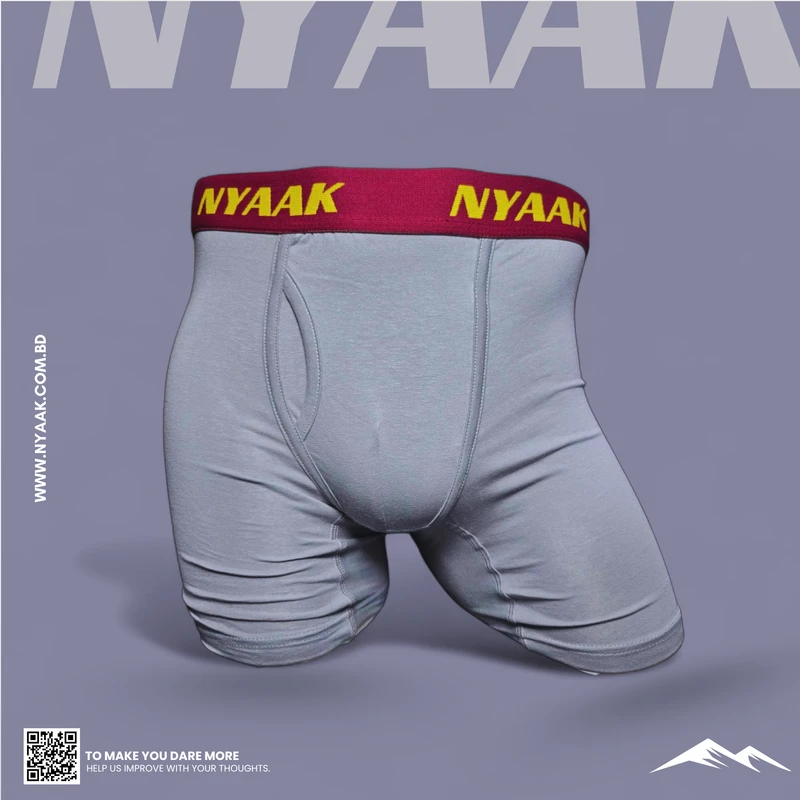 Core Series - Solid Boxer Briefs (Grey Matters)