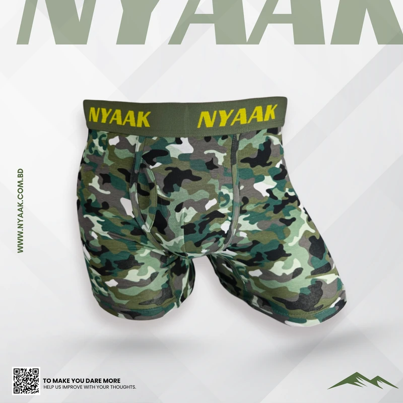 2 Pcs Mix Boxer Briefs Bundle (Green Mode) - Image 3