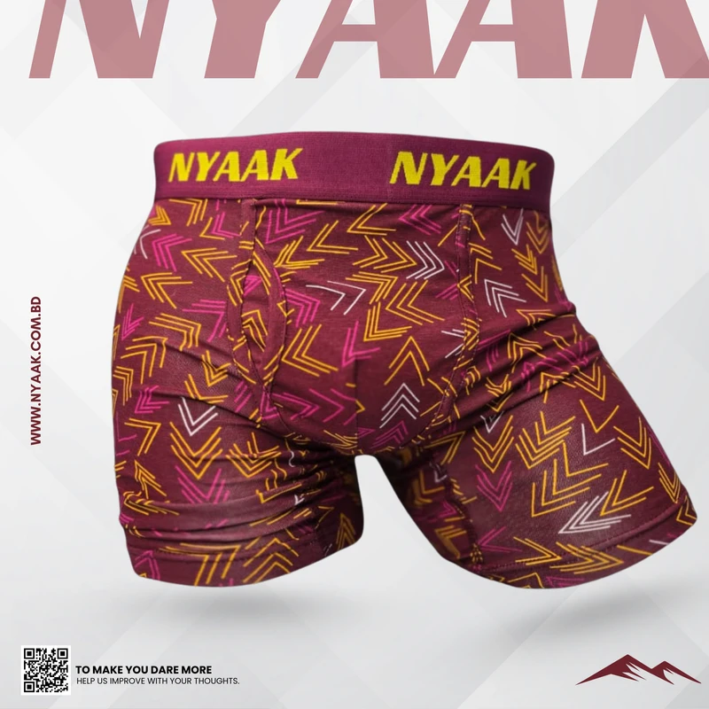 2 Pcs Mix Boxer Briefs Bundle (Maroon Mode) - Image 3