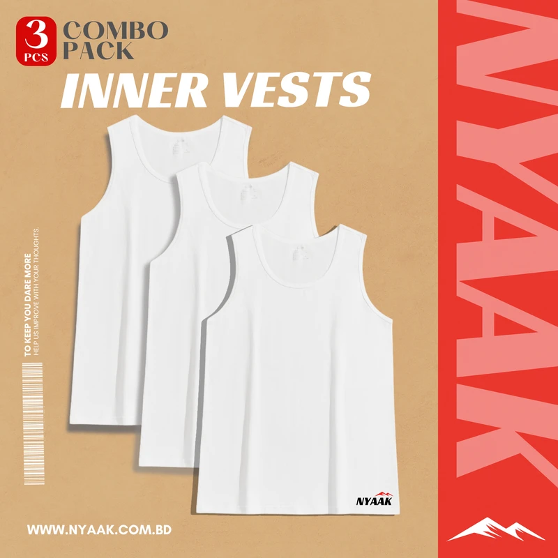 3 Pcs Inner Vests Bundle