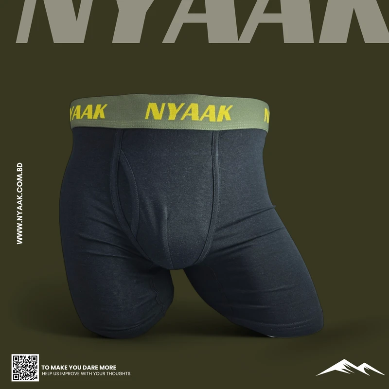 3 Pcs Solid Boxer Briefs Bundle - Image 3