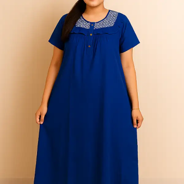 নারীদের জন্য সফট কটন ম্যাক্সি ড্রেস - আরামদায়ক ও স্টাইলিশ যেকোনো অনুষ্ঠানের জন্য উপযুক্ত