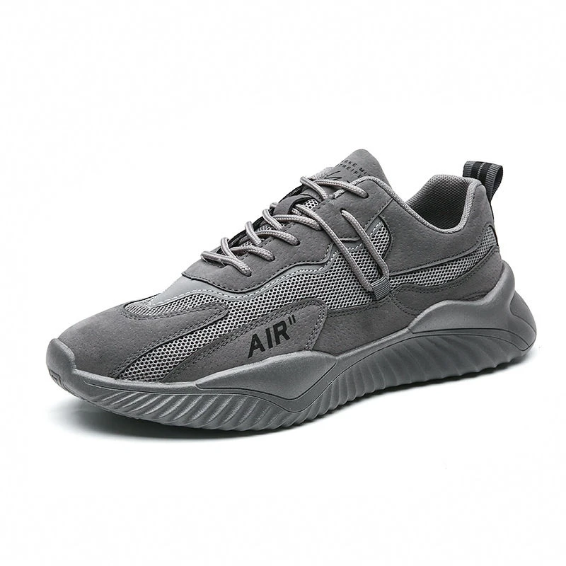 Men's Breathable Running Shoe -Grey - Image 9