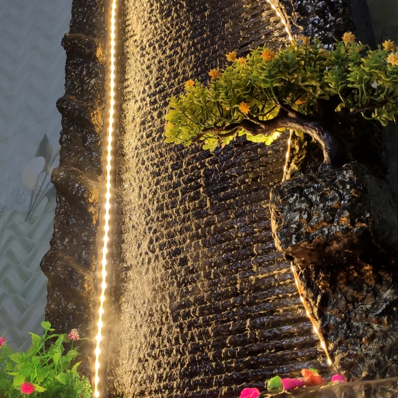 Bonsai Waterfall Fountain With Aqurium System - Image 3