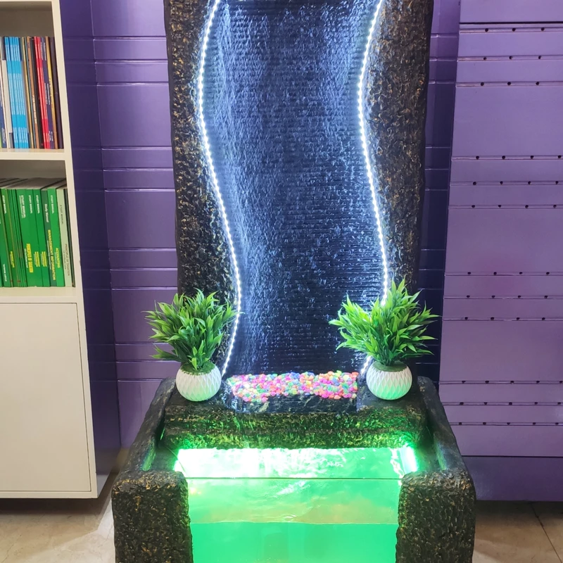 Big Size Waterfall Fountain With Aqurium System