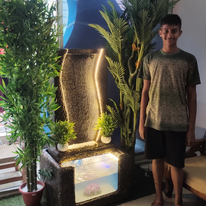 Big Size Waterfall Fountain With Aqurium System - Image 4