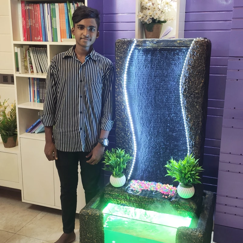 Big Size Waterfall Fountain With Aqurium System - Image 6