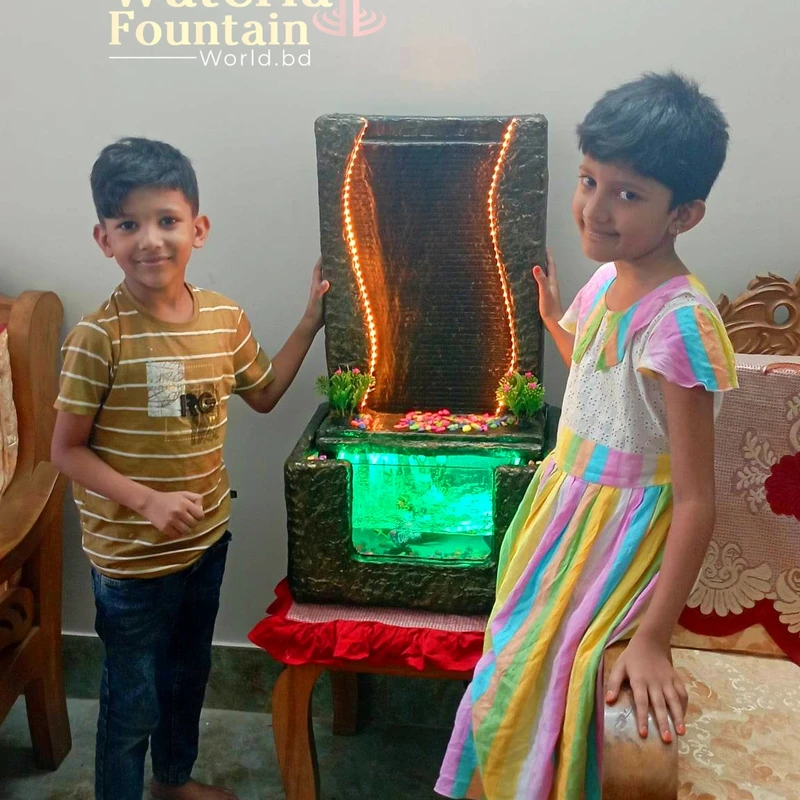 🔥আল্ট্রা ছোট সাইজ ফাউন্টেন সাথে একুরিয়াম⛲