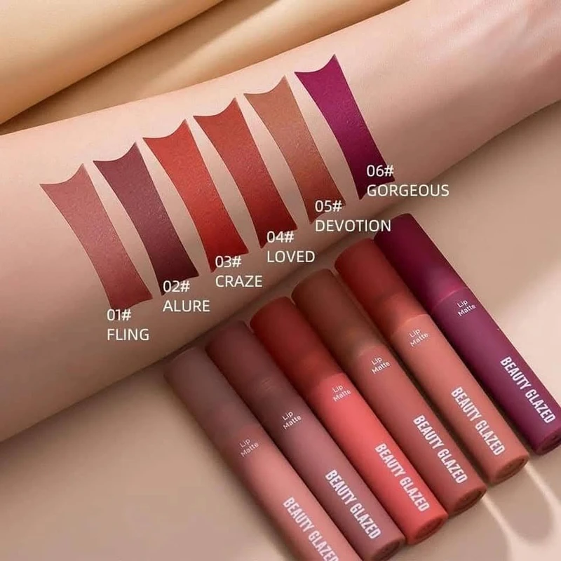 Beauty Glazed Matte Liquid Lipstick Set🔥