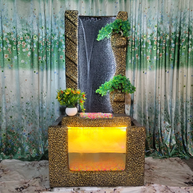 🌳Big White Bonsai Waterfall Fountain with Aqurium system ⛲🐟🐠 - Image 3