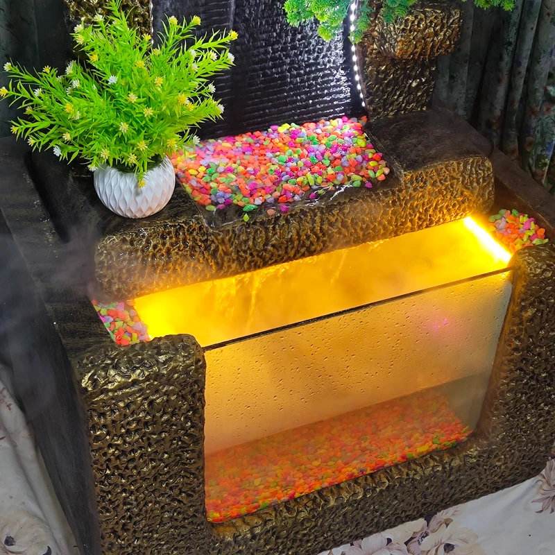 🌳Big White Bonsai Waterfall Fountain with Aqurium system ⛲🐟🐠 - Image 9