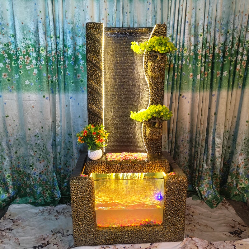 🌳Big Bonsai Waterfall Fountain with Aqurium system ⛲🐟🐠