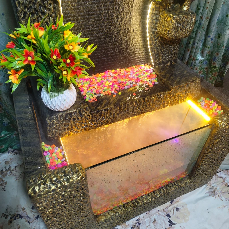 🌳Big Bonsai Waterfall Fountain with Aqurium system ⛲🐟🐠 - Image 3