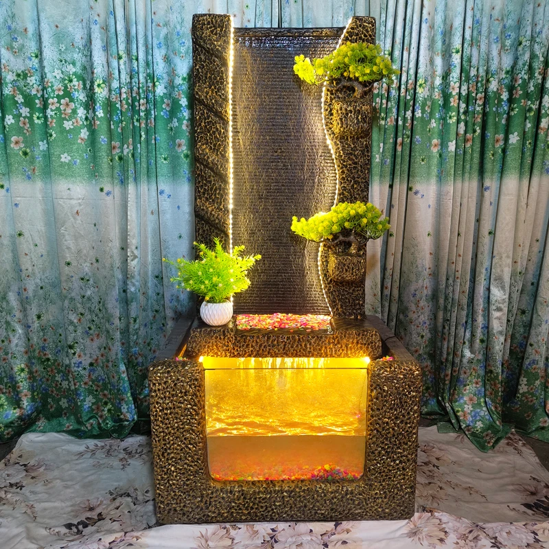 🌳Big Bonsai Waterfall Fountain with Aqurium system ⛲🐟🐠 - Image 4