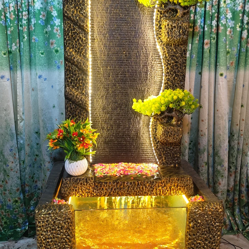 🌳Big Bonsai Waterfall Fountain with Aqurium system ⛲🐟🐠 - Image 10