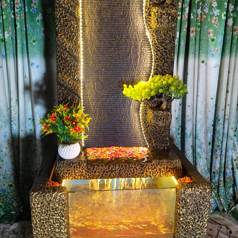 🌳Big Bonsai Waterfall Fountain with Aqurium system ⛲🐟🐠 - Image 11